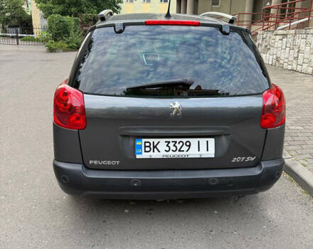 Сірий Пежо 207, об'ємом двигуна 1.6 л та пробігом 138 тис. км за 6500 $, фото 1 на Automoto.ua
