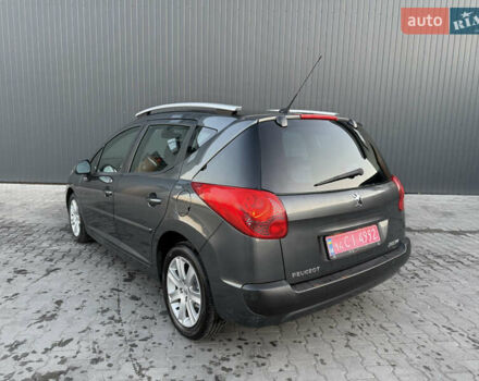 Серый Пежо 207, объемом двигателя 1.6 л и пробегом 190 тыс. км за 5200 $, фото 4 на Automoto.ua