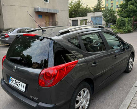Сірий Пежо 207, об'ємом двигуна 1.6 л та пробігом 138 тис. км за 6500 $, фото 2 на Automoto.ua