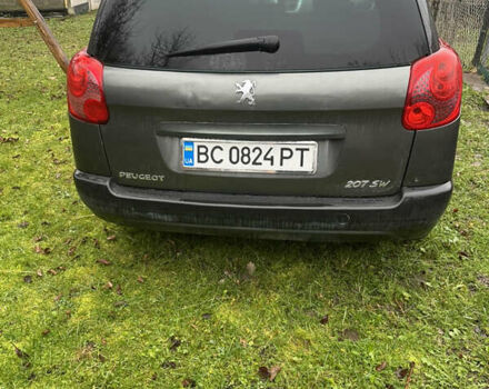 Сірий Пежо 207, об'ємом двигуна 1.4 л та пробігом 180 тис. км за 4000 $, фото 2 на Automoto.ua