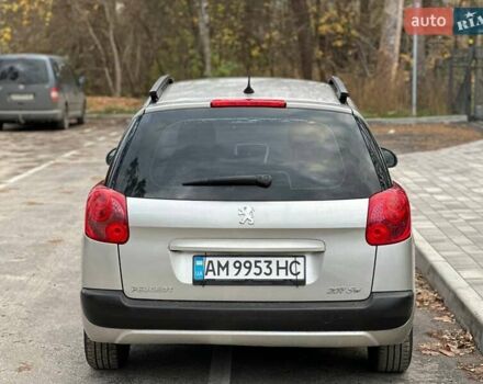 Сірий Пежо 207, об'ємом двигуна 1.4 л та пробігом 225 тис. км за 4450 $, фото 5 на Automoto.ua