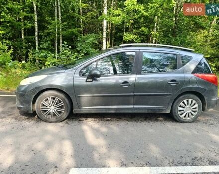 Сірий Пежо 207, об'ємом двигуна 1.4 л та пробігом 227 тис. км за 4150 $, фото 1 на Automoto.ua