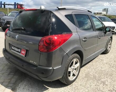 Серый Пежо 207, объемом двигателя 1.6 л и пробегом 400 тыс. км за 5490 $, фото 4 на Automoto.ua