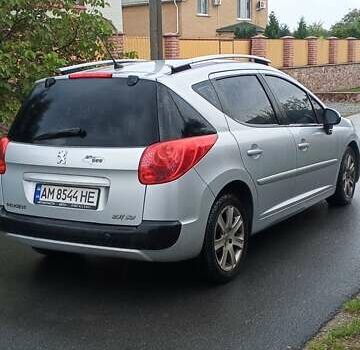 Серый Пежо 207, объемом двигателя 1.56 л и пробегом 220 тыс. км за 5200 $, фото 1 на Automoto.ua