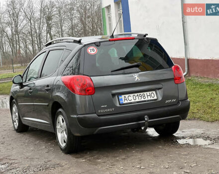 Серый Пежо 207, объемом двигателя 1.4 л и пробегом 126 тыс. км за 4800 $, фото 4 на Automoto.ua
