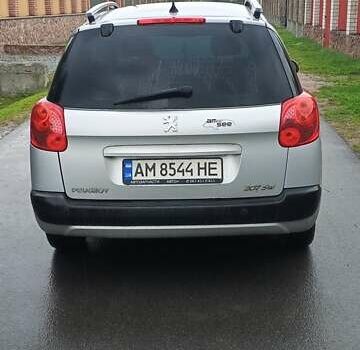 Серый Пежо 207, объемом двигателя 1.56 л и пробегом 220 тыс. км за 5200 $, фото 2 на Automoto.ua