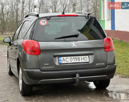 Серый Пежо 207, объемом двигателя 1.4 л и пробегом 126 тыс. км за 4800 $, фото 5 на Automoto.ua