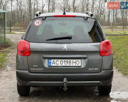 Серый Пежо 207, объемом двигателя 1.4 л и пробегом 126 тыс. км за 4800 $, фото 6 на Automoto.ua