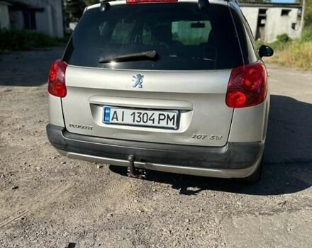 Сірий Пежо 207, об'ємом двигуна 1.6 л та пробігом 172 тис. км за 4500 $, фото 8 на Automoto.ua