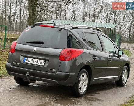 Серый Пежо 207, объемом двигателя 1.4 л и пробегом 126 тыс. км за 4800 $, фото 8 на Automoto.ua