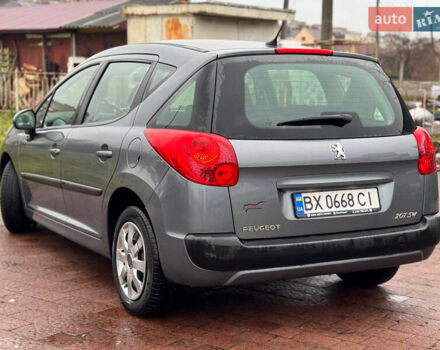 Сірий Пежо 207, об'ємом двигуна 1.56 л та пробігом 220 тис. км за 4750 $, фото 5 на Automoto.ua