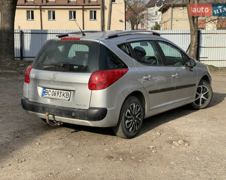 Сірий Пежо 207, об'ємом двигуна 1.4 л та пробігом 196 тис. км за 4400 $, фото 4 на Automoto.ua