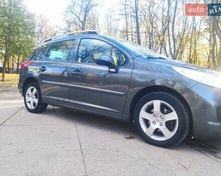 Сірий Пежо 207, об'ємом двигуна 1.6 л та пробігом 158 тис. км за 4500 $, фото 7 на Automoto.ua