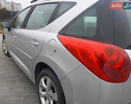 Сірий Пежо 207, об'ємом двигуна 1.6 л та пробігом 200 тис. км за 4600 $, фото 7 на Automoto.ua