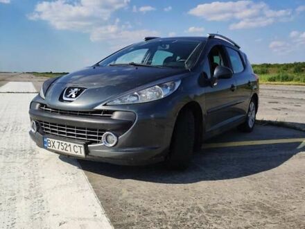Серый Пежо 207, объемом двигателя 1.6 л и пробегом 191 тыс. км за 5500 $, фото 1 на Automoto.ua