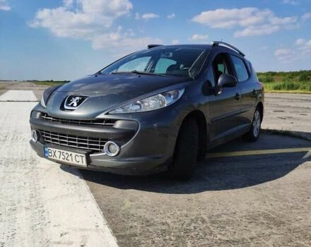 Серый Пежо 207, объемом двигателя 1.6 л и пробегом 191 тыс. км за 5500 $, фото 1 на Automoto.ua