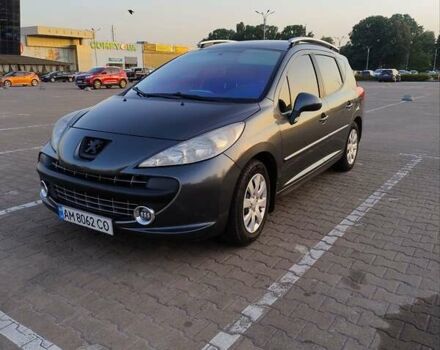 Сірий Пежо 207, об'ємом двигуна 1.56 л та пробігом 282 тис. км за 4500 $, фото 1 на Automoto.ua