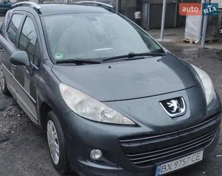 Серый Пежо 207, объемом двигателя 1.56 л и пробегом 367 тыс. км за 4872 $, фото 1 на Automoto.ua