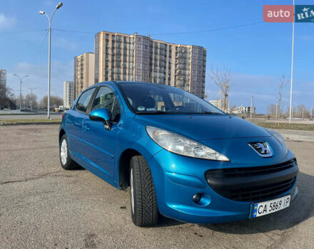Синий Пежо 207, объемом двигателя 1.56 л и пробегом 198 тыс. км за 4700 $, фото 1 на Automoto.ua