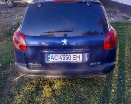 Пежо 207 2007 в Луцке на Automoto.ua Синий Пежо 207, объемом двигателя 0 л и пробегом 250 тыс. км за 1500 $, фото 3 на Automoto.ua