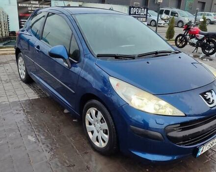 Синий Пежо 207, объемом двигателя 1.36 л и пробегом 166 тыс. км за 4500 $, фото 2 на Automoto.ua