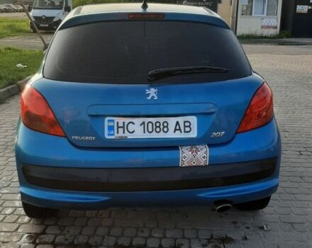 Синий Пежо 207, объемом двигателя 1.4 л и пробегом 225 тыс. км за 3700 $, фото 1 на Automoto.ua