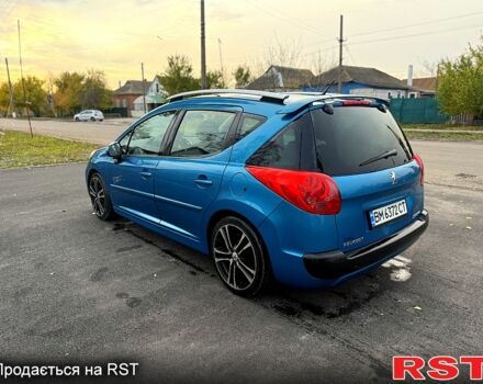 Синій Пежо 207, об'ємом двигуна 1.6 л та пробігом 125 тис. км за 4850 $, фото 6 на Automoto.ua