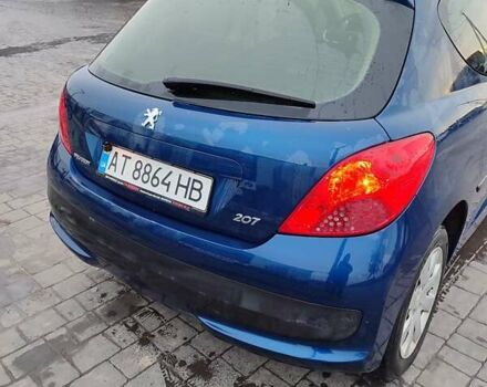 Синий Пежо 207, объемом двигателя 1.36 л и пробегом 166 тыс. км за 4500 $, фото 3 на Automoto.ua