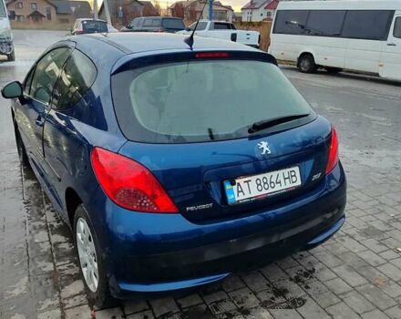 Синий Пежо 207, объемом двигателя 1.36 л и пробегом 166 тыс. км за 4500 $, фото 7 на Automoto.ua