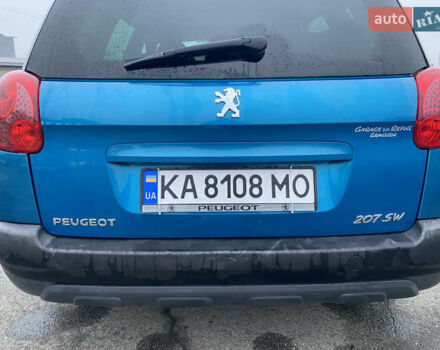 Синий Пежо 207, объемом двигателя 1.6 л и пробегом 104 тыс. км за 5250 $, фото 6 на Automoto.ua