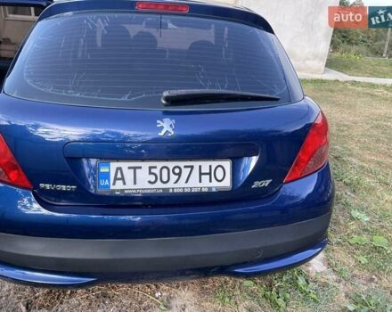 Синий Пежо 207, объемом двигателя 1.36 л и пробегом 203 тыс. км за 3800 $, фото 2 на Automoto.ua
