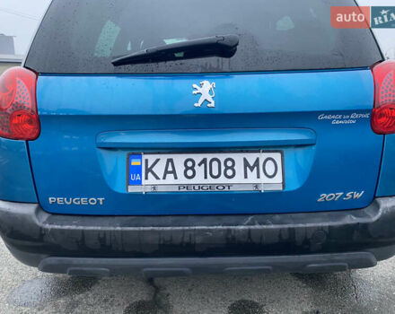 Синий Пежо 207, объемом двигателя 1.6 л и пробегом 104 тыс. км за 5250 $, фото 3 на Automoto.ua