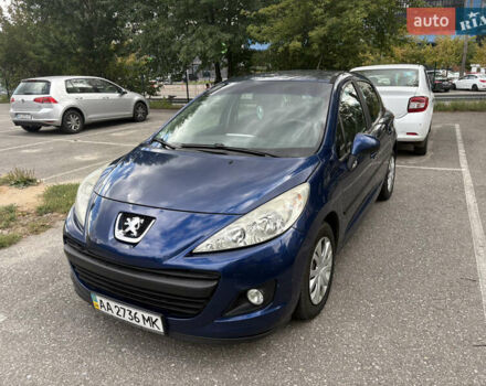 Синий Пежо 207, объемом двигателя 1.36 л и пробегом 203 тыс. км за 3900 $, фото 2 на Automoto.ua