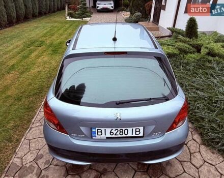 Синий Пежо 207, объемом двигателя 1.6 л и пробегом 115 тыс. км за 6700 $, фото 17 на Automoto.ua