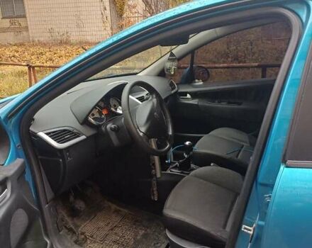 Синий Пежо 207, объемом двигателя 1.36 л и пробегом 193 тыс. км за 4500 $, фото 14 на Automoto.ua