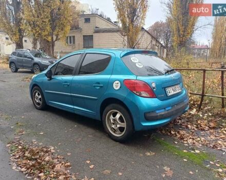 Синий Пежо 207, объемом двигателя 1.36 л и пробегом 193 тыс. км за 4500 $, фото 5 на Automoto.ua