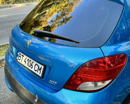 Синий Пежо 207, объемом двигателя 1.36 л и пробегом 153 тыс. км за 5200 $, фото 10 на Automoto.ua