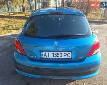 Синий Пежо 207, объемом двигателя 1.4 л и пробегом 260 тыс. км за 4500 $, фото 6 на Automoto.ua