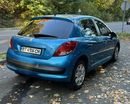 Синий Пежо 207, объемом двигателя 1.36 л и пробегом 153 тыс. км за 5200 $, фото 7 на Automoto.ua