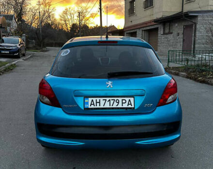 Синий Пежо 207, объемом двигателя 1.36 л и пробегом 200 тыс. км за 5000 $, фото 5 на Automoto.ua