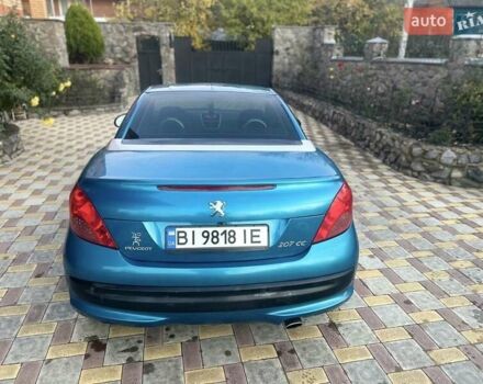 Пежо 207 2007 в Полтаве на Automoto.ua Синий Пежо 207, объемом двигателя 1.6 л и пробегом 200 тыс. км за 5500 $, фото 9 на Automoto.ua