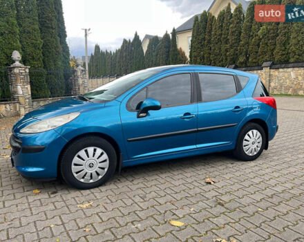 Синий Пежо 207, объемом двигателя 1.56 л и пробегом 195 тыс. км за 4250 $, фото 6 на Automoto.ua
