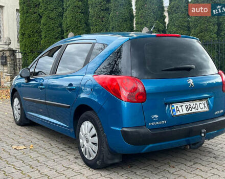 Синий Пежо 207, объемом двигателя 1.56 л и пробегом 195 тыс. км за 4250 $, фото 7 на Automoto.ua