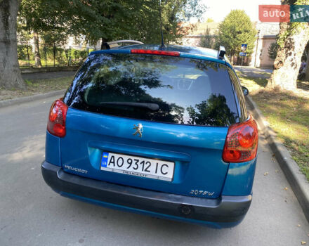 Синий Пежо 207, объемом двигателя 1.6 л и пробегом 229 тыс. км за 3500 $, фото 1 на Automoto.ua
