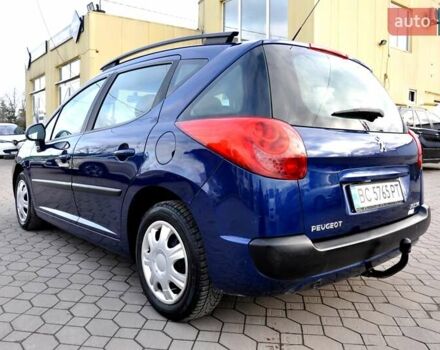 Синий Пежо 207, объемом двигателя 1.4 л и пробегом 250 тыс. км за 3800 $, фото 11 на Automoto.ua
