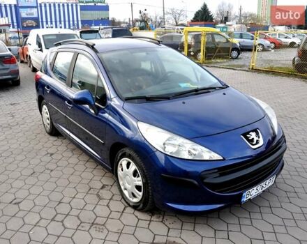 Синий Пежо 207, объемом двигателя 1.4 л и пробегом 250 тыс. км за 3800 $, фото 3 на Automoto.ua