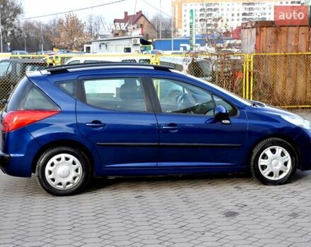 Синий Пежо 207, объемом двигателя 1.4 л и пробегом 250 тыс. км за 3800 $, фото 23 на Automoto.ua
