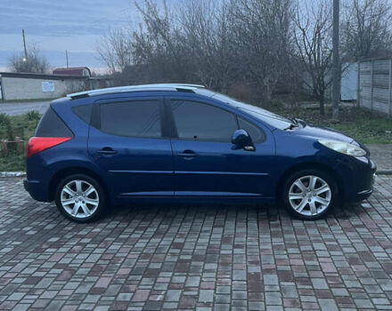 Синий Пежо 207, объемом двигателя 1.56 л и пробегом 192 тыс. км за 5300 $, фото 2 на Automoto.ua