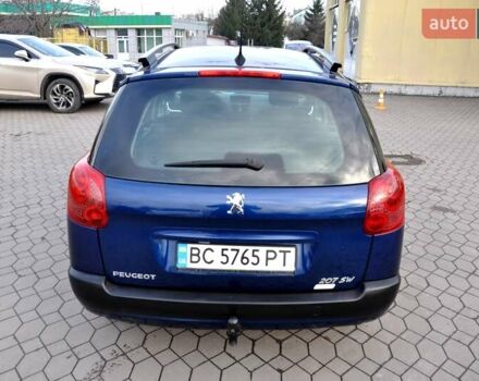 Синий Пежо 207, объемом двигателя 1.4 л и пробегом 250 тыс. км за 3800 $, фото 8 на Automoto.ua