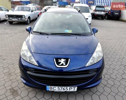Синий Пежо 207, объемом двигателя 1.4 л и пробегом 250 тыс. км за 3800 $, фото 1 на Automoto.ua